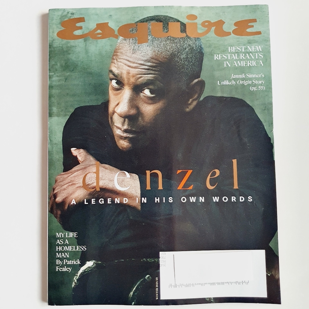Esquire Magazine Winter 2024 2025 Denzel Washington A Legend In His Own Words